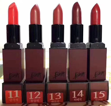 Korea BBI Velvet Matt Lipstick in Lasting Red Shades-5
