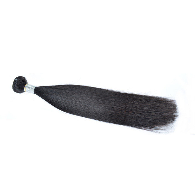 Real Hair Wigs Straight Hair Bundles-4