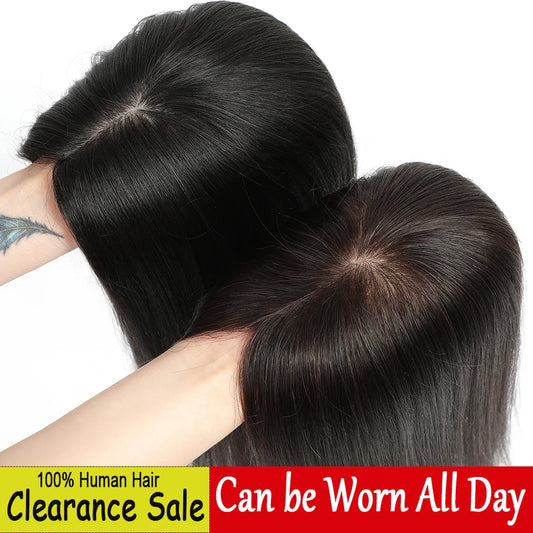 Dazzeal 100% Real Human Hair Toppers for Women-0
