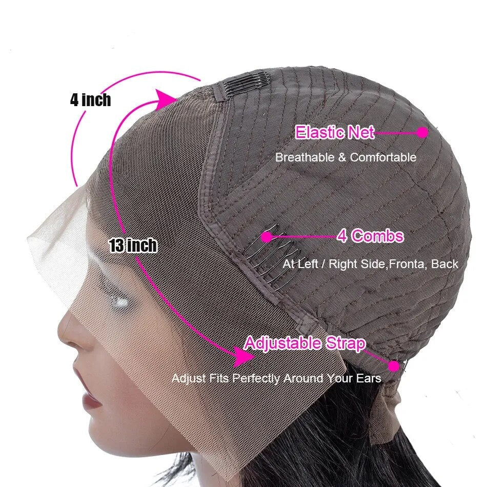 Wear To Go Wig Bob Glueless Wig 13x4 Bob Lace Frontal Wig Short Bob Wig Bone Straight Human Hair Wig Bob Hair Wig Pre Plucked-5